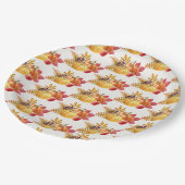 感謝祭かぼちゃの紙プレート ペーパープレート (アングル)