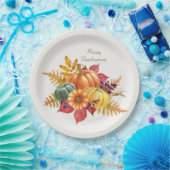 感謝祭かぼちゃの紙プレート ペーパープレート (パーティー)