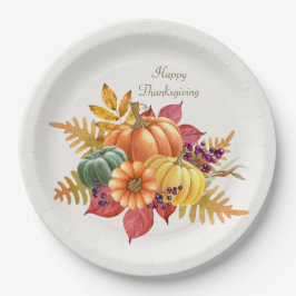 感謝祭かぼちゃの紙プレート ペーパープレート