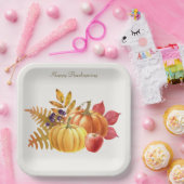 感謝祭かぼちゃの紙プレート ペーパープレート (パーティー)