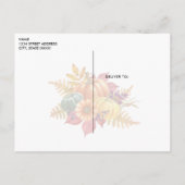 感謝祭かぼちゃはがき ポストカード (裏面)