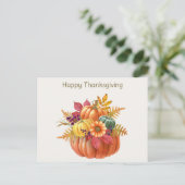 感謝祭かぼちゃはがき ポストカード (スタンド正面)