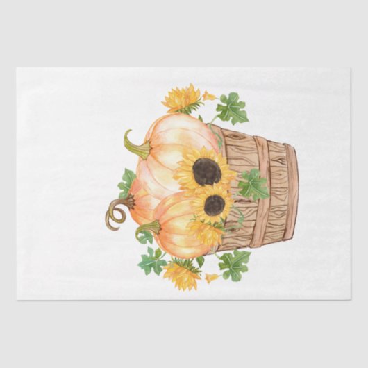 感謝祭かぼちゃシリーズデザイン23 薄葉紙 (正面)