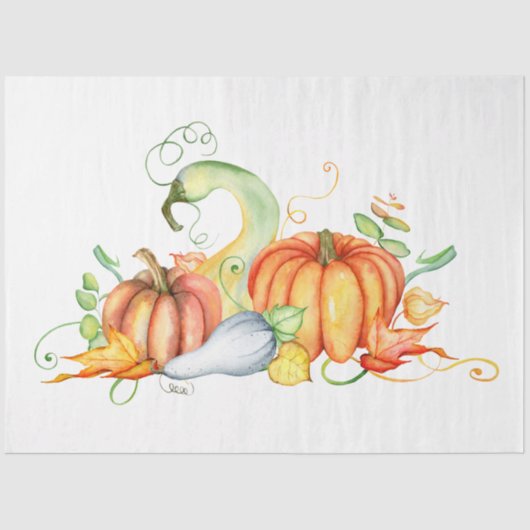 感謝祭かぼちゃシリーズデザイン7 薄葉紙 (正面)