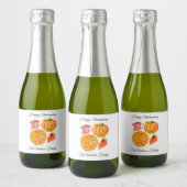 感謝祭かぼちゃスパイスラテ スパークリングワインラベル (ボトル)