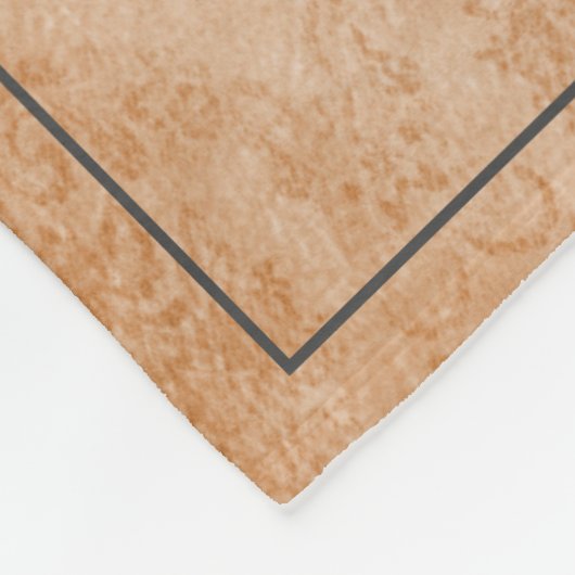 感謝祭かぼちゃダマスク |オレンジ フリースブランケット (角)