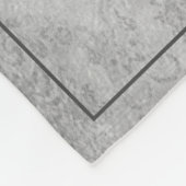 感謝祭かぼちゃダマスク |グレー フリースブランケット (角)