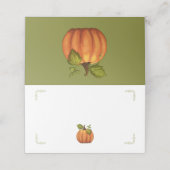 感謝祭かぼちゃテンテッド座席表 プレイスカード (外部開封)