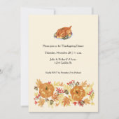 感謝祭かぼちゃディナー招待状 招待状 (正面)
