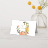 感謝祭かぼちゃバターナットセージアコーン プレイスカード (裏面)