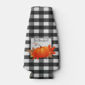 感謝祭かぼちゃバッファロープレイドクールボトル ボトルクーラー (正面)