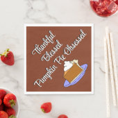 感謝祭かぼちゃパイデザート スタンダードランチョンナプキン (インサイチュ)