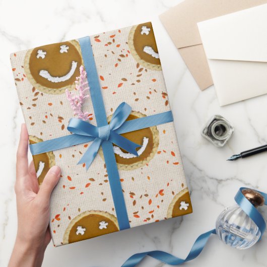 感謝祭かぼちゃパイ ラッピングペーパー (ギフト)