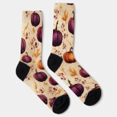 感謝祭かぼちゃパッチかぼちゃの秋の収穫 ソックス (右)