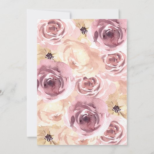 感謝祭かぼちゃピンクフローラ 招待状 (裏面)