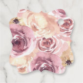 感謝祭かぼちゃピンク金ゴールドありがとう フェイバータグ (裏面)