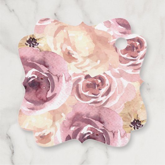 感謝祭かぼちゃピンク金ゴールドありがとう フェイバータグ (裏面)