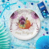 感謝祭かぼちゃブルゴーニュ詳細 ペーパープレート (パーティー)