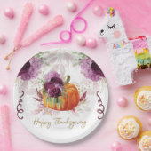 感謝祭かぼちゃブルゴーニュ詳細 ペーパープレート (パーティー)