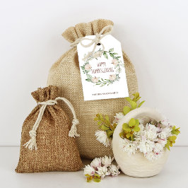 感謝祭かぼちゃ秋グリーナリーユーカリ ギフトタグ