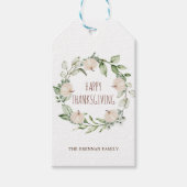 感謝祭かぼちゃ秋グリーナリーユーカリ ギフトタグ (正面)