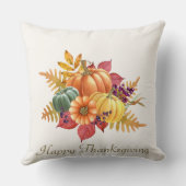 感謝祭かぼちゃ装飾用クッション クッション (裏面)