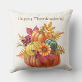 感謝祭かぼちゃ装飾用クッション クッション (裏面)