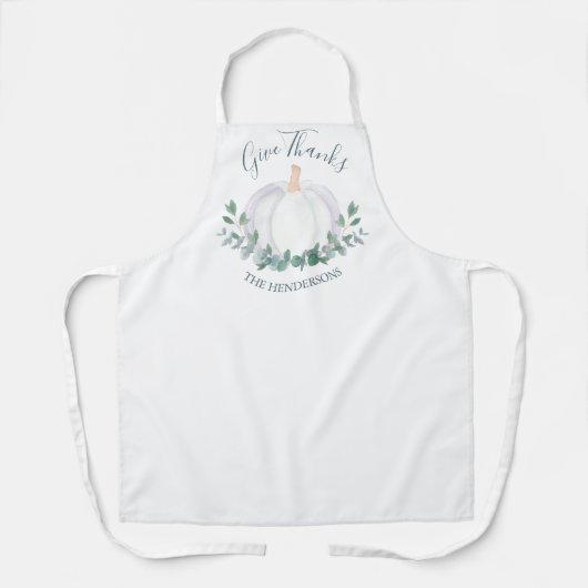 感謝祭かぼちゃ エプロン (正面)