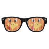 感謝祭かわいいトルコ顔 キッズサングラス (正面)