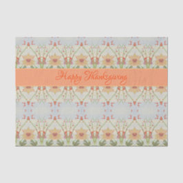 感謝祭かわいらし花ティッシュペーパー 薄葉紙