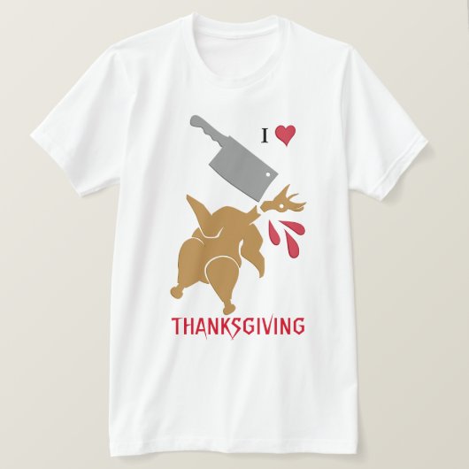 感謝祭が大好き Tシャツ (デザイン正面)