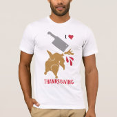 感謝祭が大好き Tシャツ (正面)