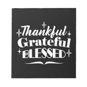 感謝祭きらめく引用文ホリデーデザイン ノートパッド