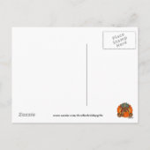 感謝祭くまの休日の挨拶の郵便はがき シーズンポストカード (裏面)