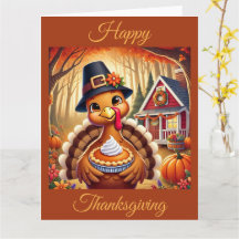 感謝祭でパンプキンパイと巡礼者トルコ