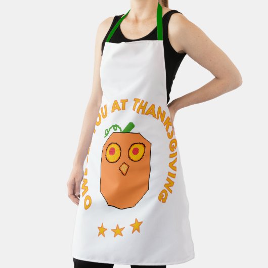 感謝祭でフクロウに会う エプロン (インサイチュ)