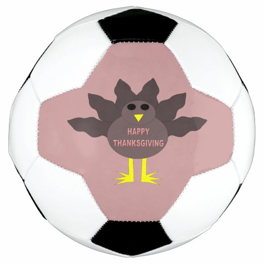 感謝祭で七面鳥のサッカーボール サッカーボール (正面)