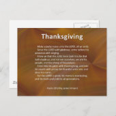 感謝祭で入賛美る&の詩篇100 シーズンポストカード (正面/裏面)