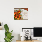 感謝祭で彼を褒める ポスター (ホームオフィス)