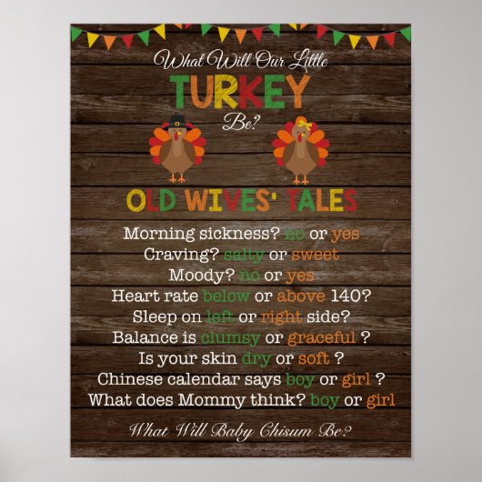 感謝祭で老妻の物語のポスターが明らかになる ポスター (正面)