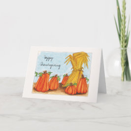 感謝祭とカボチャ シーズンカード