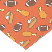 感謝祭とサッカー ミディアムテーブルランナー (コーナー)