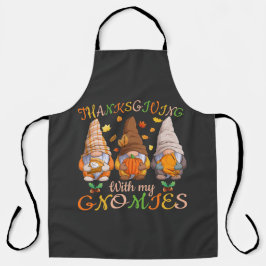 感謝祭とマイノミー秋秋格言 エプロン