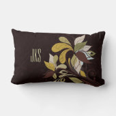 感謝祭と秋とモノグラム ランバークッション (裏面)