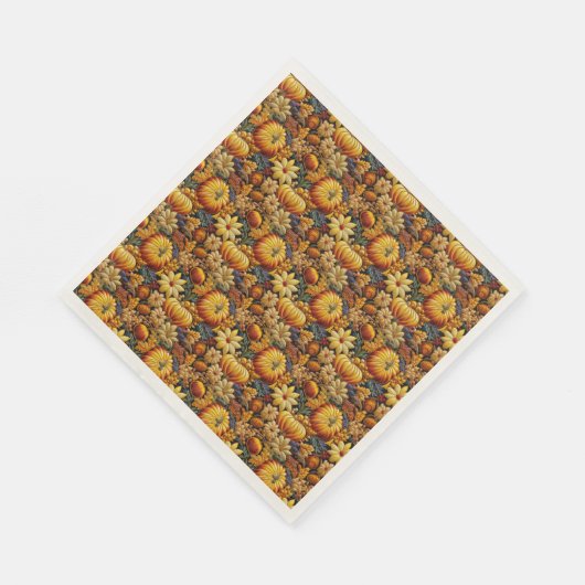 感謝祭と秋シーズン スタンダードランチョンナプキン (角)