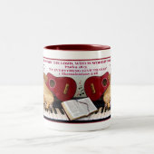 感謝祭と賛美のミュージカル楽器 ツートーンマグカップ (中央)