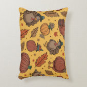 感謝祭にピロー祝ククッション アクセントクッション (正面(垂直))