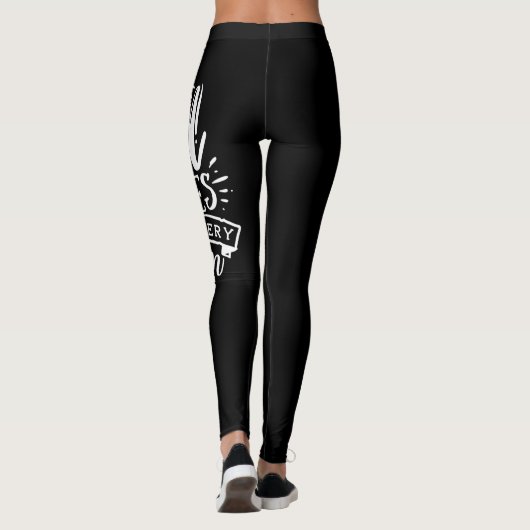 感謝祭に七面鳥がしっとりと濡れおもしろいる レギンス (裏面)