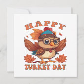 感謝祭に七面鳥を言う 招待状 (裏面)