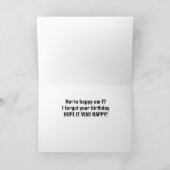 「感謝祭に会えなくて寂しい」 カード (内部)